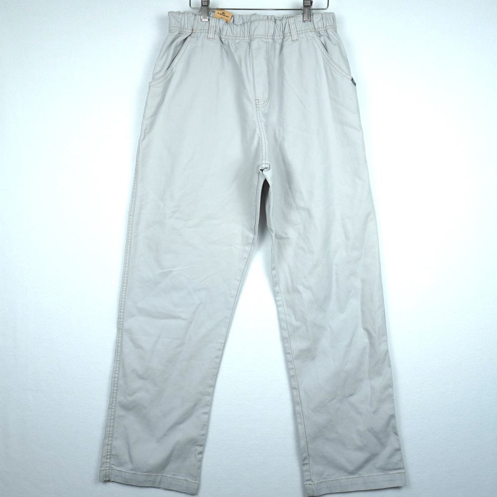 NWOT Quiksilver Beige Baggy Elasticated Canvas Pants Size‎ S